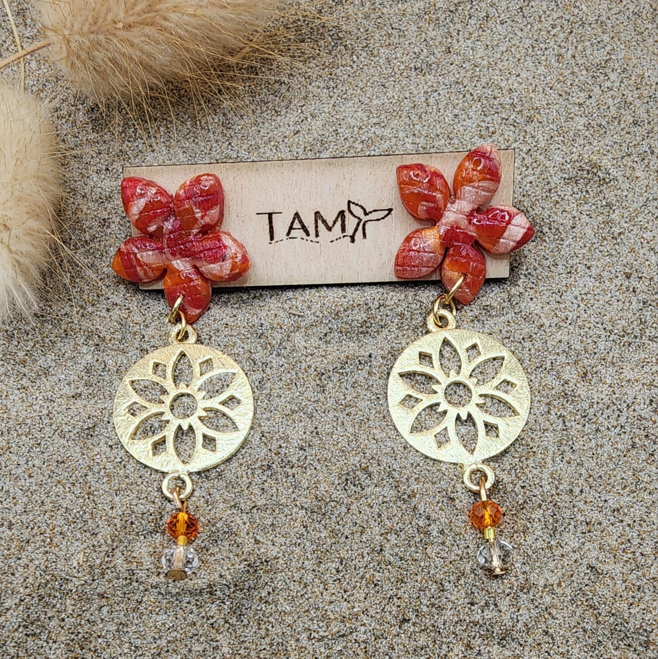 Pendientes Desierto Florido